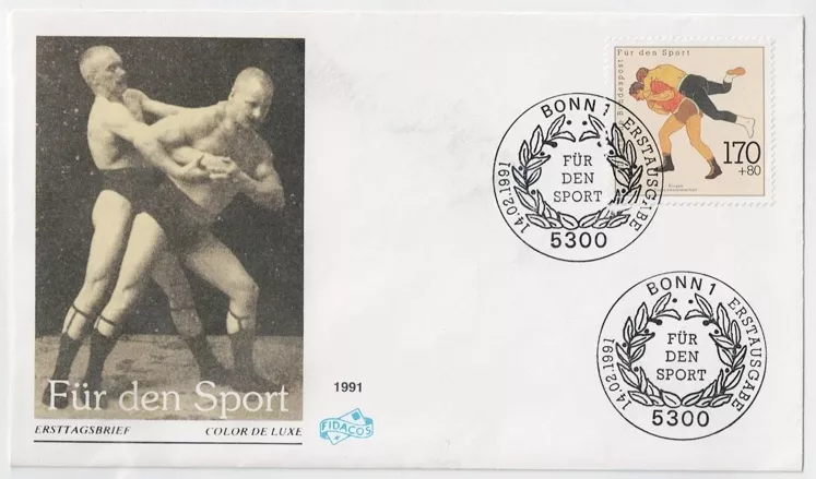 Almanya 1991 Sporthilfe, Güreş FDC