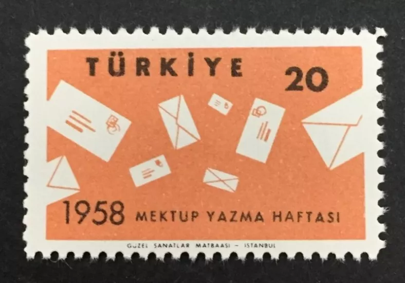 1958 MEKTUP YAZMA HAFTASI MNH