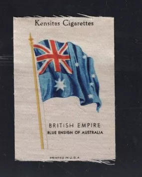 1933 Wix Kensitas İpek Sigara Kartları, Britanya İmparatorluğu Bayrakları