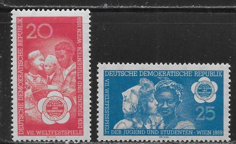  ALMANYA DDR VİYANA GENÇLİK FESTİVALİ