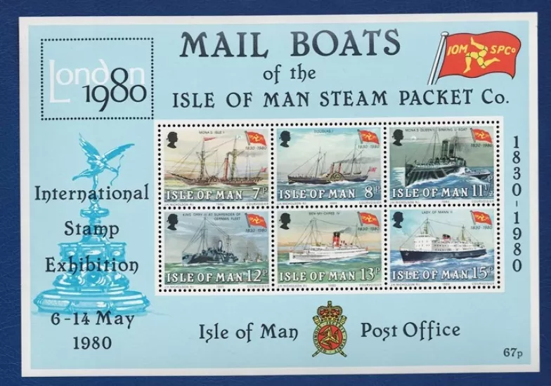 Isle of Man 1980 Mail Boats Anma Bloğu