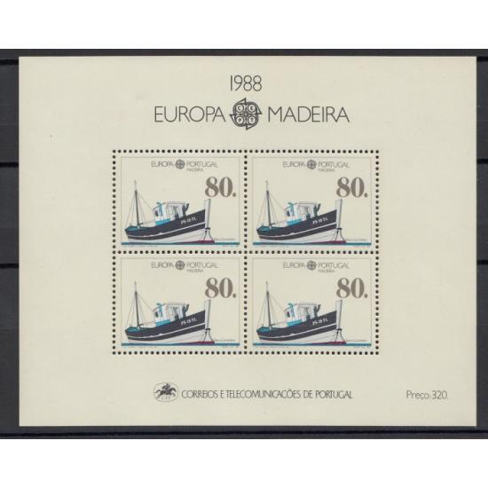 1988 MADEİRA EUROPA CEPT BLOK