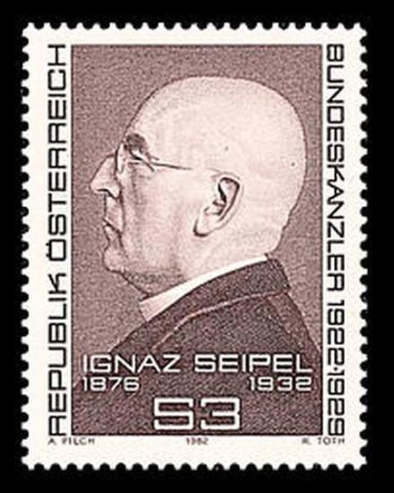 AVUSTURYA 1982 Ignaz Seipel’in Ölümünün 50. Yıldönümü