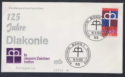 Almanya 1974 Yürüyüş fdc