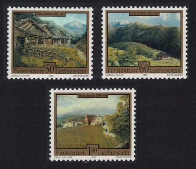Liechtenstein 1993 Tablolar, Manzaralar