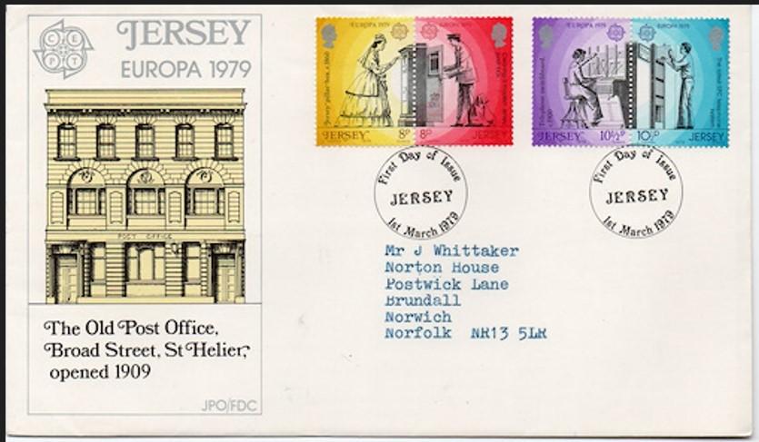 Jersey 1979 Europa Cept FDC