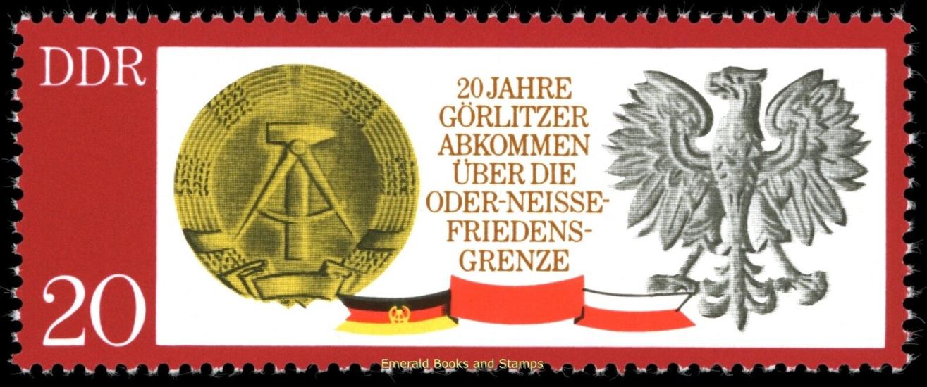 ALMANYA DDR 1970 GÖRLİTZER ANTLAŞMASI