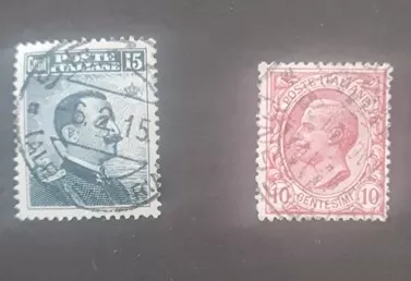 1926-1934 İtalya posta pulları, Kral III. Victor Emmanuel, Damgalı