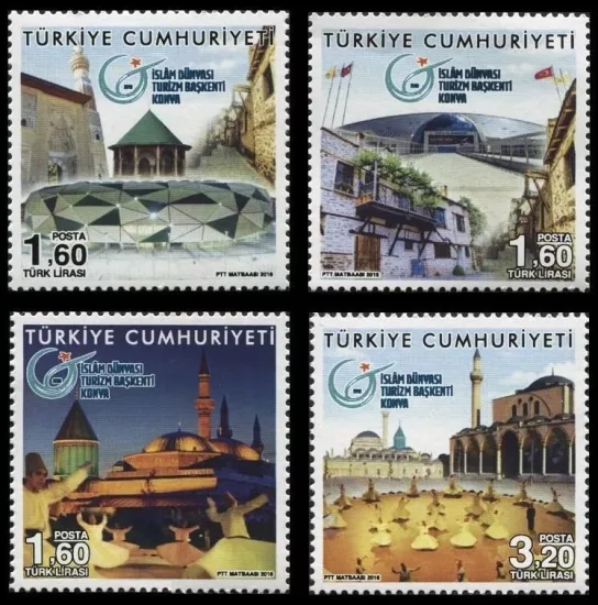 2016 İSLAM DÜNYASI TURİZM BAŞKENTİ KONYA MNH
