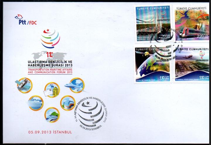 2013 11. ULAŞTIRMA VE DENİZCİLİK ŞURASI FDC