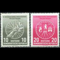ALMANYA DDR 1956 BARIŞ İÇİN IX. ULUSLARARASI BİSİKLET YARIŞI 