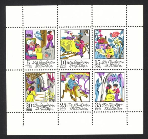 ALMANYA DDR 1972 Peri Masalları Blok