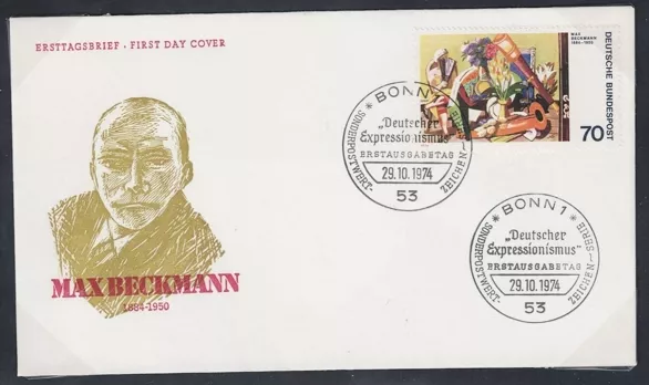 Almanya 1974 Alman Ekspresyonizmi FDC
