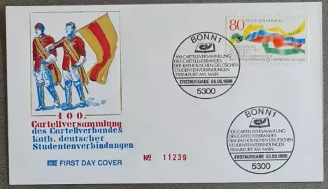Almanya 1986 Alman Öğrenci Dernekleri FDC, Bonn 