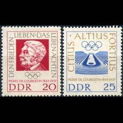  ALMANYA DDR 1963 COUBERTIN OLİMPİYATLARI