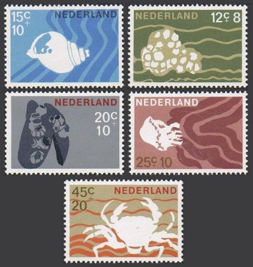 HOLLANDA 1967 Hayırseverlik Pulları