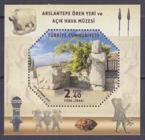 2019 ARSLANTEPE ÖREN YERİ VE AÇIK HAVA MÜZESİ ANMA MNH BLOK
