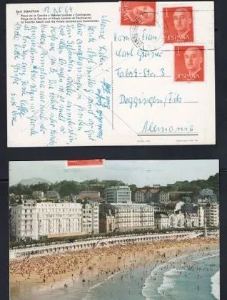 San Sebastián Kartpostalı: 1964’ten Akdeniz’in Nostaljik Tatil Hatırası, Postadan geçmiş