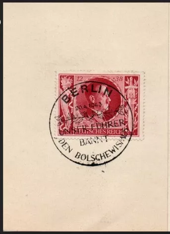 Deutsches Reich 1943 Berlin Propaganda Pulu – Den Bolschewismus