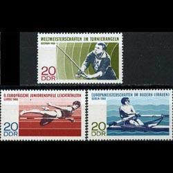 ALMANYA DDR 1968 DÜNYA VE AVRUPA ŞAMPİYONALARI MNH