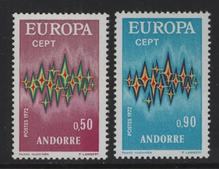 1972 Andorra Fransa Europa Cept