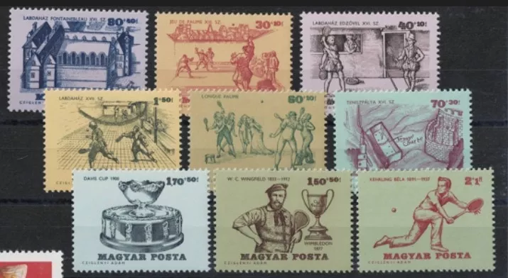 MACARİSTAN 1965 Tenis Tarihi Sergisi MNH