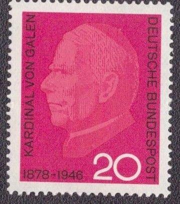 ALMANYA 1966 Münster Piskoposu Clemens August Graf von Galen’in ölümünün 20. yıldönümü