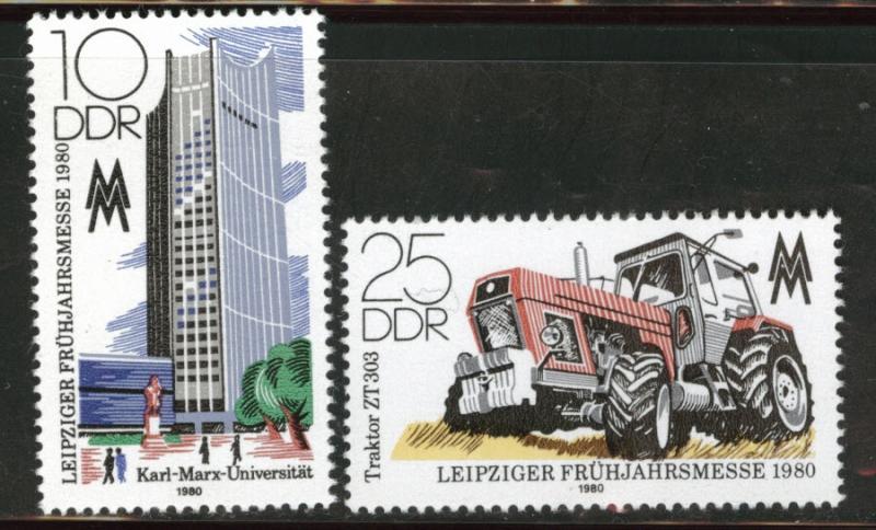 ALMANYA DDR 1980 Leipzig Bahar Fuarı