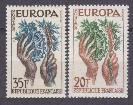 1957 FRANSA EUROPA CEPT 