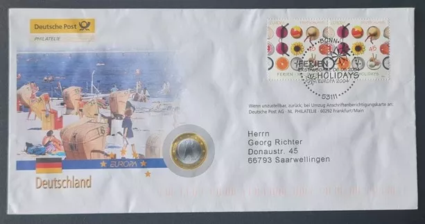 Deutschland EUROPA 2004 Anma Zarfı – Tatil ve Turizm Temalı