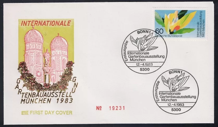Almanya 1983 Uluslararası Bahçecilik Sergisi FDC, Bonn