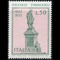 İTALYA 1974 Niccolo Tammaseo’nun Ölümünün 100. Yıldönümü