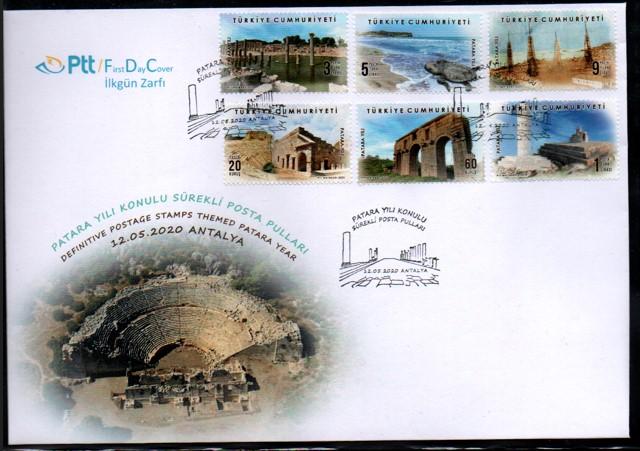 2020 PATARA YILI KONULU SÜREKLİ POSTA PULU FDC