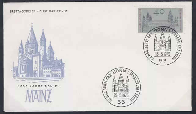 Almanya 1975 Avrupa Mimarlık Mirası Yılı FDC