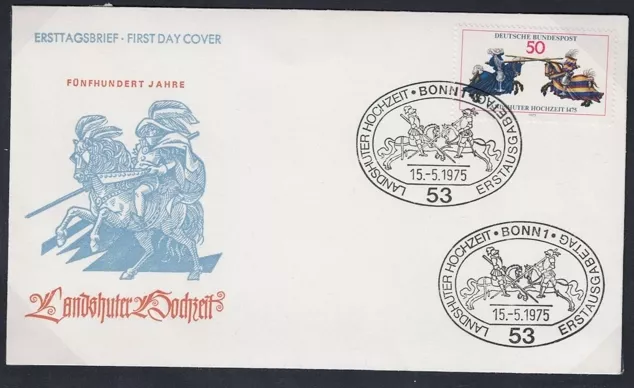 Almanya 1975 Landhuter Kasabasının 500. Yıldönümü, Atlar FDC