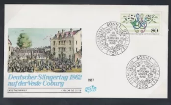 Almanya 1987 Alman Şarkıcılar Derneği FDC