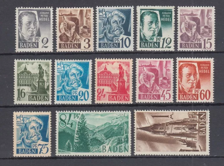 Almanya 1947 Baden, Fransız Bölgesi