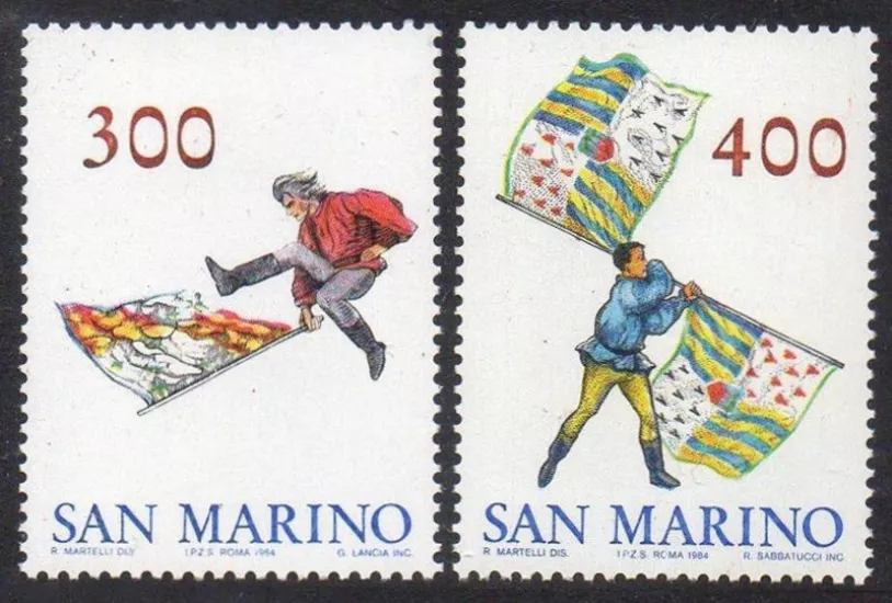 San Marino 1984 Ulusal Bayrak Dalgalandıranlar grubunun kuruluşu