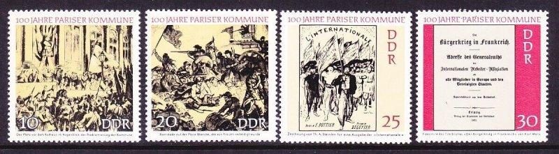 ALMANYA DDR 1971 Paris Komünü’nün 100. Yıldönümü
