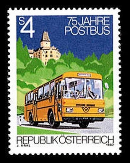 AVUSTURYA 1982 POSTA OTOBÜSÜ
