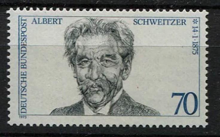 ALMANYA 1975 DR.ALBERT SCHWEİTZER’İN 100. DOĞUM YILI