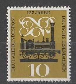 ALMANYA 1960 ALMAN DEMİRYOLLARININ 125. YILI