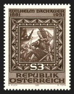 AVUSTURYA 1981 Wilhelm Dachauer’in 100. Yıldönümü