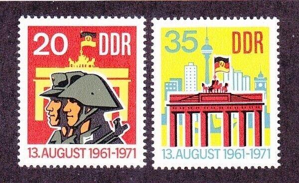 ALMANYA DDR 1971 Duvarın İnşasının 10. Yıldönümü