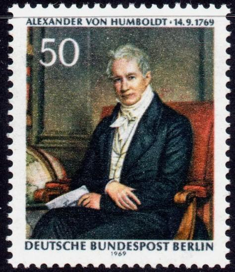 BERLİN ALMANYA 1969 Alexander von Humboldt’un Doğumunun 200. Yıldönümü