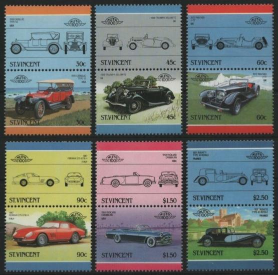 ST. VINCENT GRANİDİNLER 1986 OTOMOBİLLER