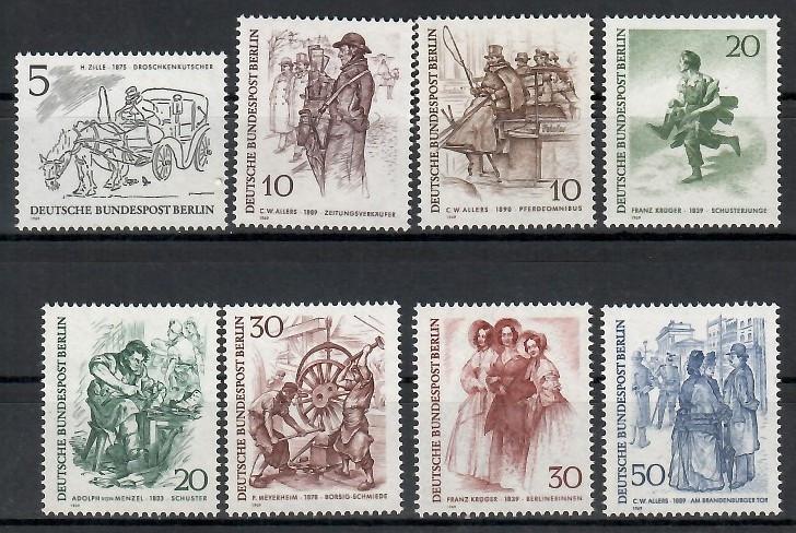 BERLİN ALMANYA 1969 19. Yüzyılın Ünlü Berlinlileri