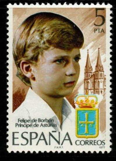 İSPANYA 1977 İspanya Veliaht Prensi, Felipe de Borbon
