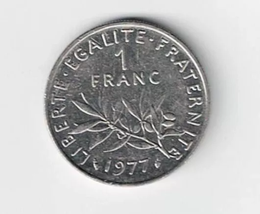 Fransa 1 Frank 1977