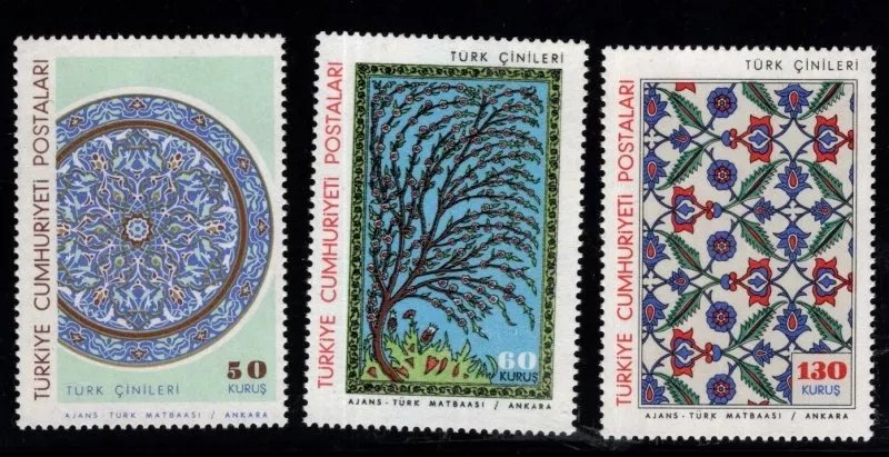1966 TÜRK ÇİNİLERİ MNH